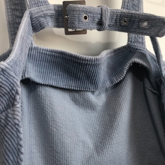 Forever21 Corduroy Baby Blue Overall Dress - Picture 3 of 5